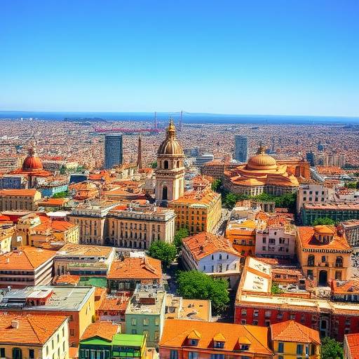 Video promocional para el Ajuntament de Barcelona, mostrando una vista panorámica de la ciudad.